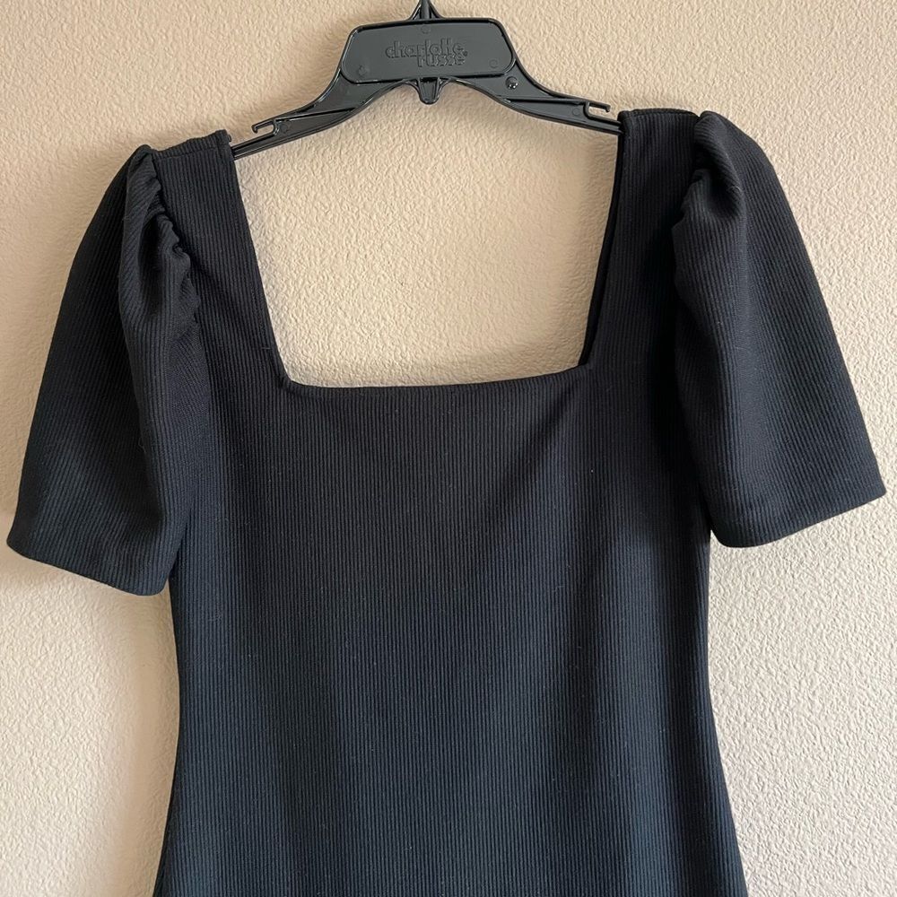 NWT Club Monaco Square Neck Puff Sleeve Dress - Picture 6 of 11